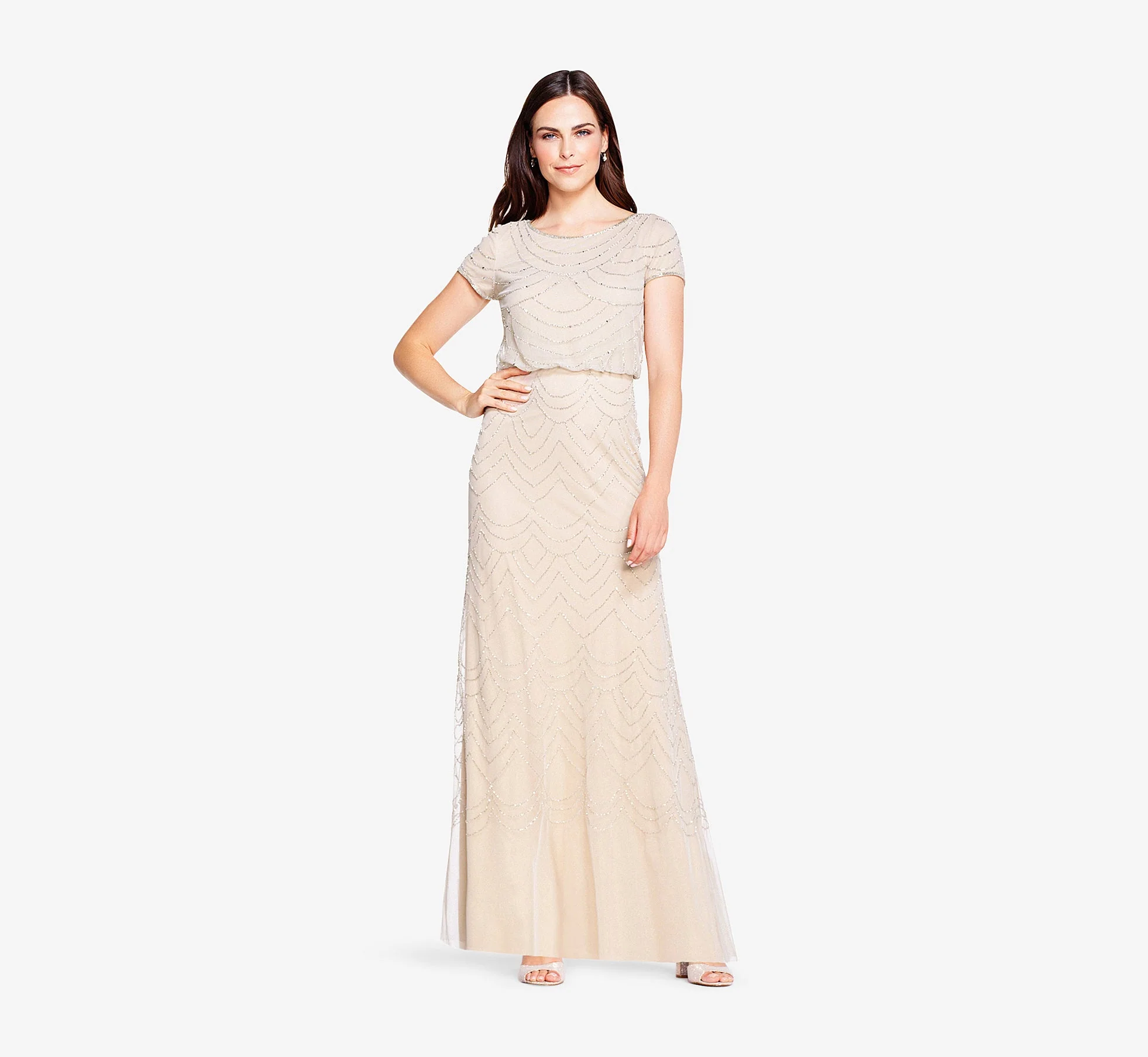Adrianna Papell Bridesmaid Dress Style 191916100 - Image 16