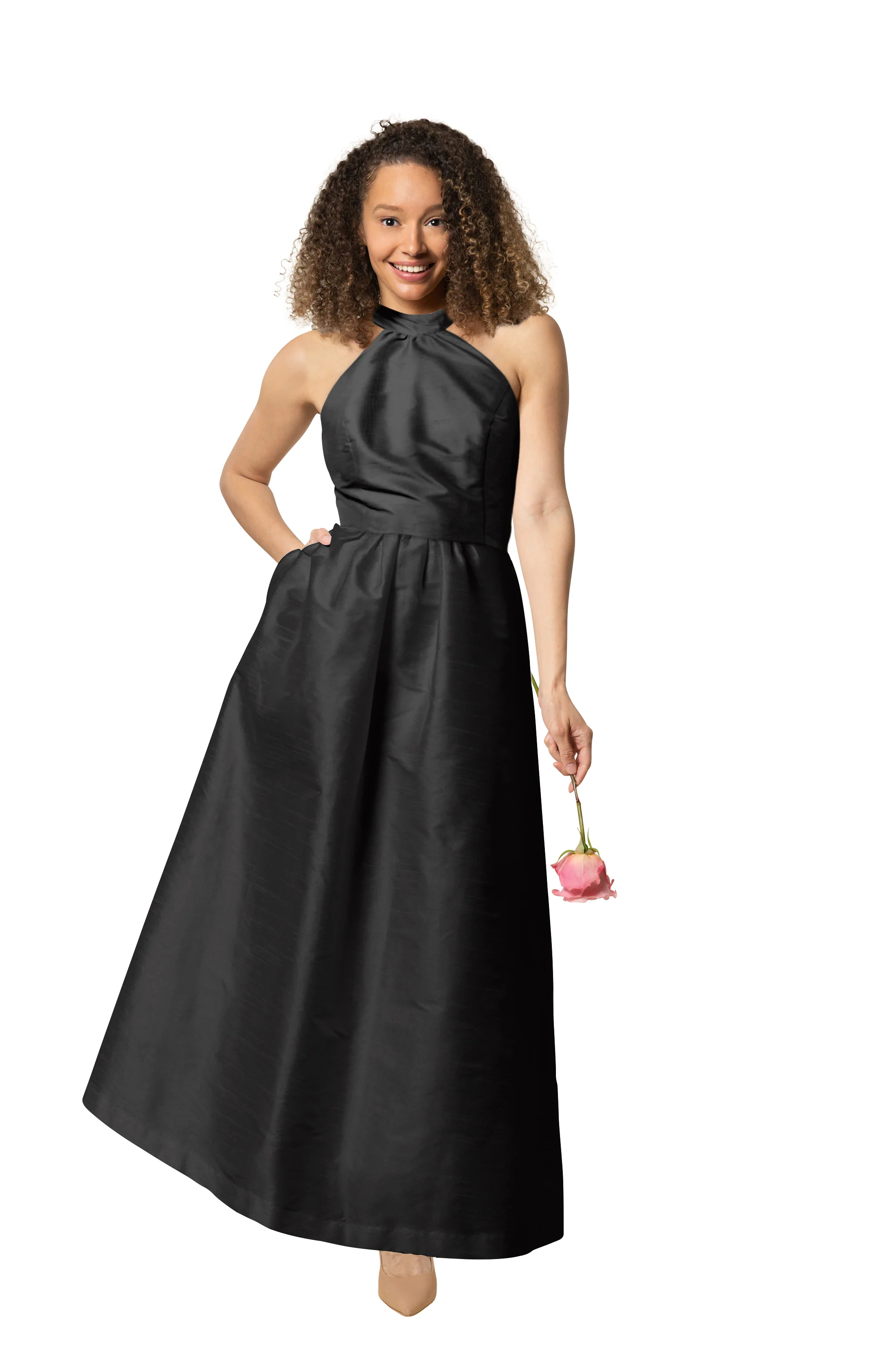 Abby Bodice with Gathered Skirt in Shantung