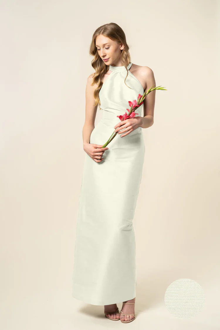 Abby Bodice with Straight Skirt in Drapey Bengaline - Image 4