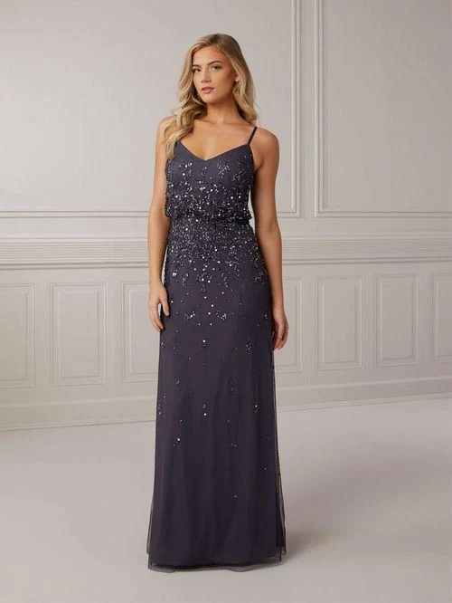 Adrianna Papell Platinum Bridesmaid Dress 40407