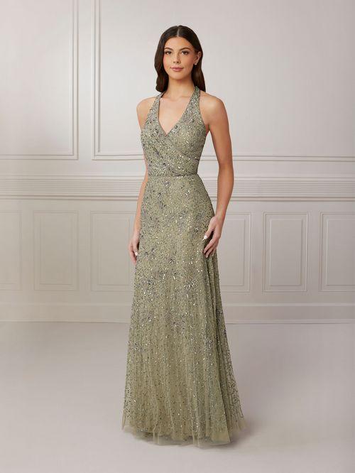Adrianna Papell Platinum Bridesmaid Dress 40426 - Image 5