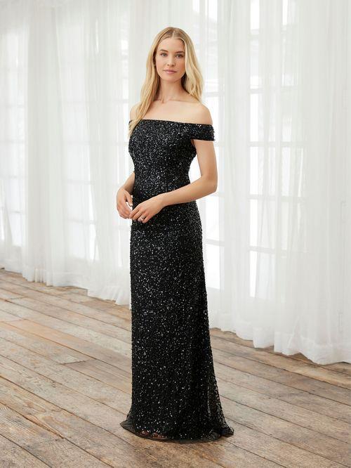 Adrianna Papell Platinum Bridesmaid Dress Style 40102 - Image 5