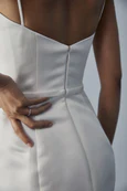 Amsale Little White Dress LW163 - Image 4
