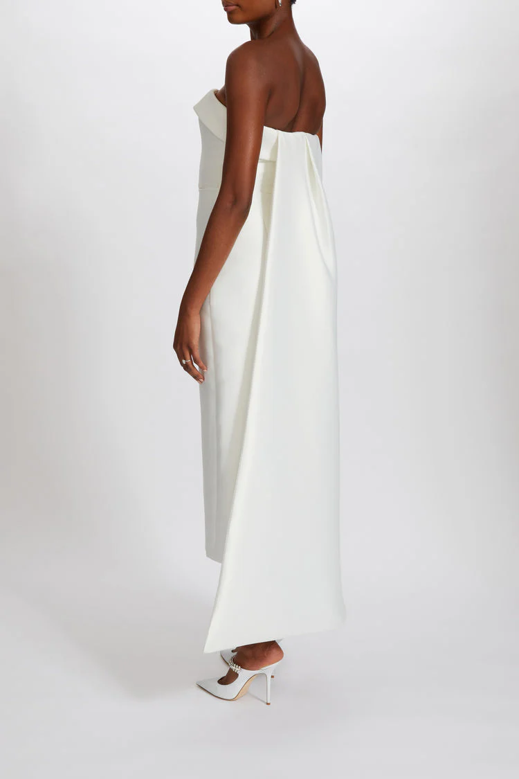 Amsale Little White Dress LW232 - Image 5