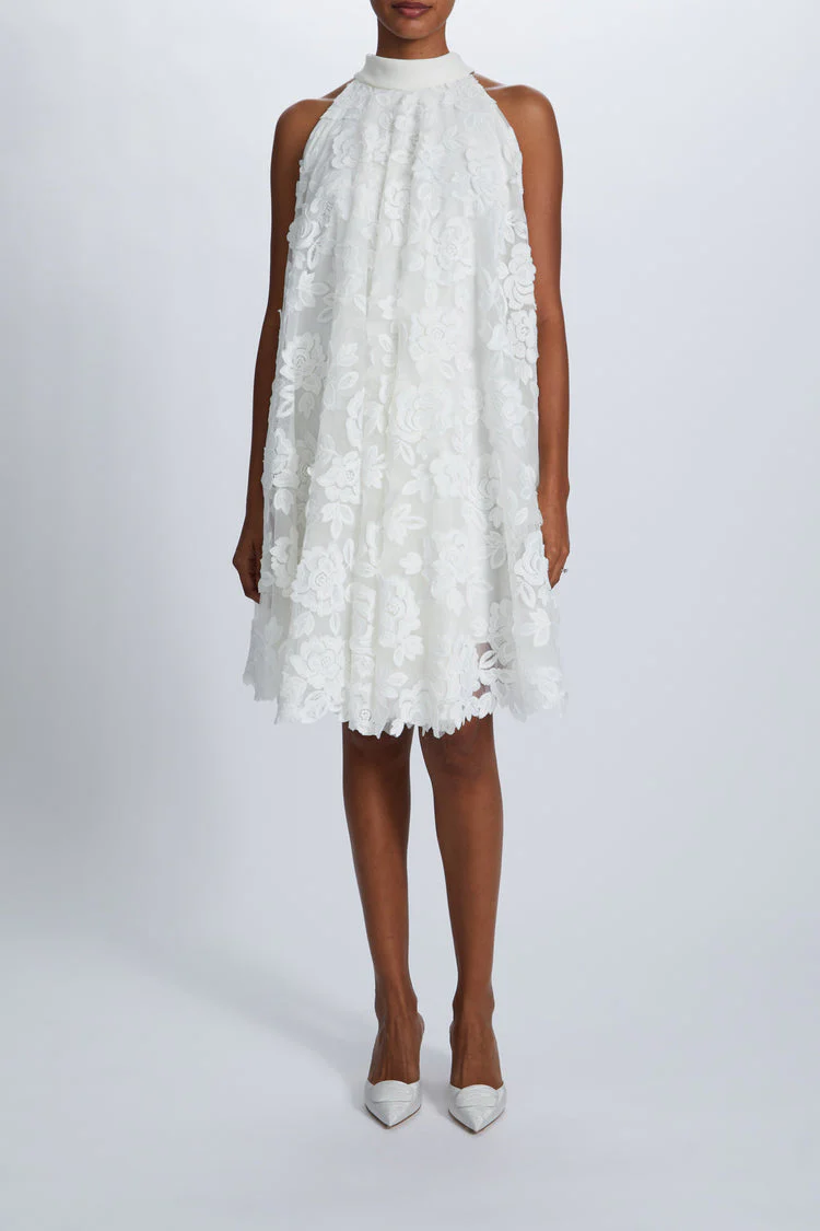 Amsale Little White Dress LW244