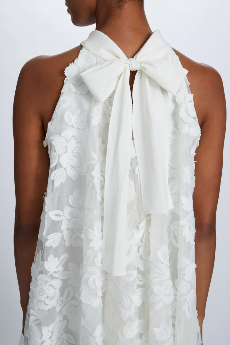Amsale Little White Dress LW244 - Image 4