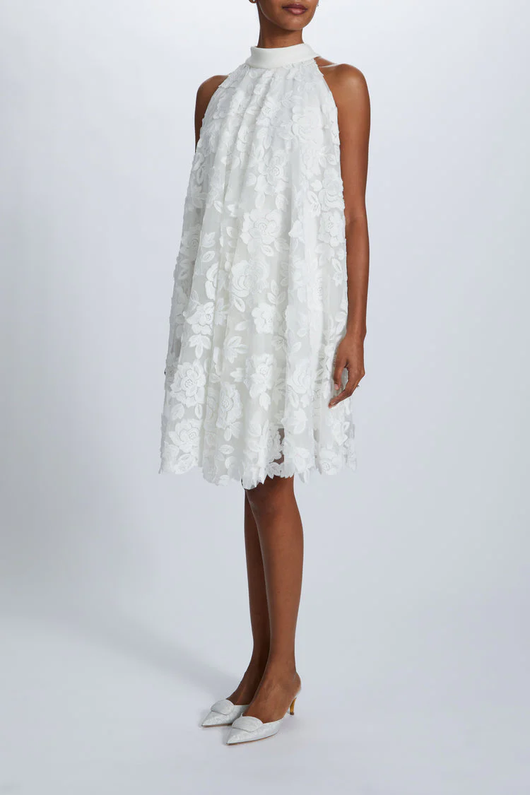 Amsale Little White Dress LW244 - Image 5
