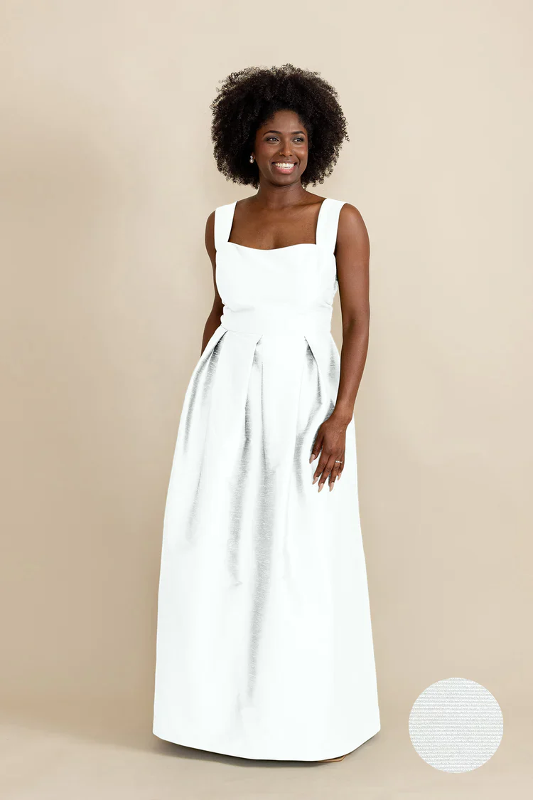 Beckett Bodice with Dahlia Skirt in Drapey Bengaline - Image 3