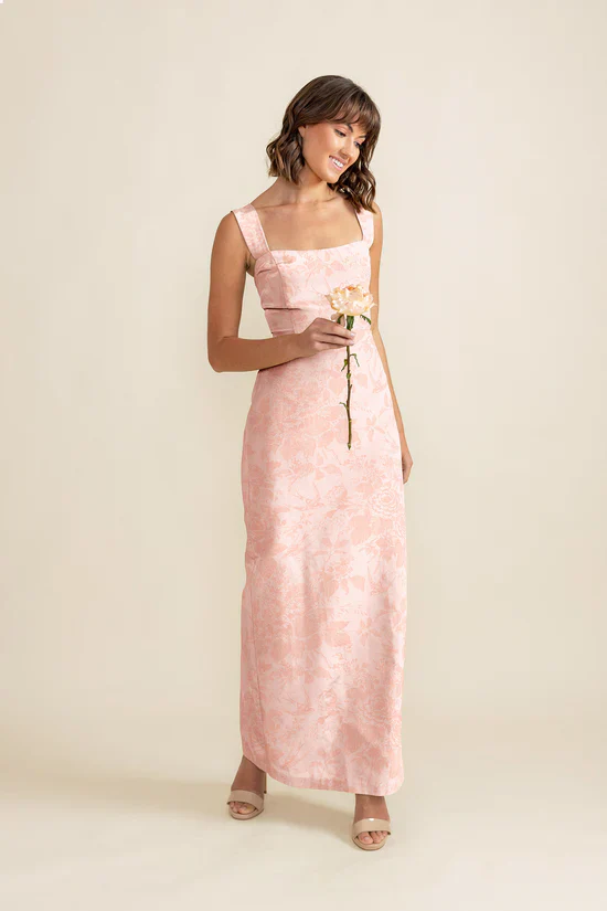 Beckett Bodice with Straight Skirt in Garden Flora - Image 5