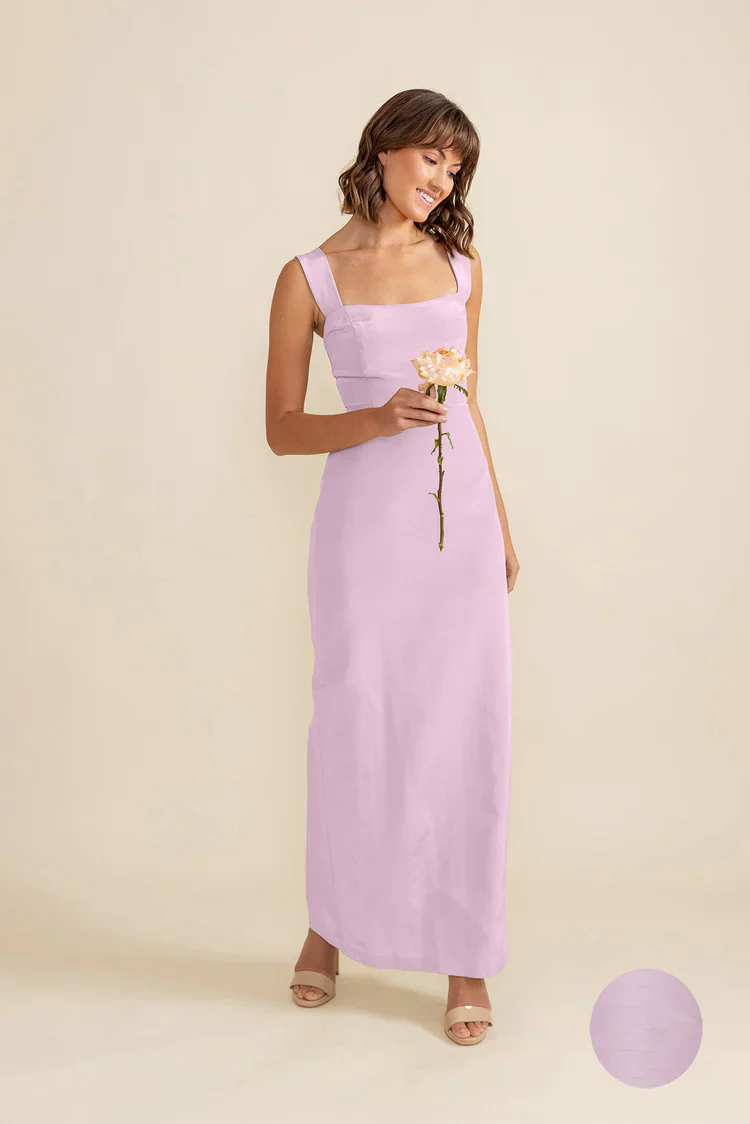 Beckett Bodice With Straight Skirt in Shantung - Image 11