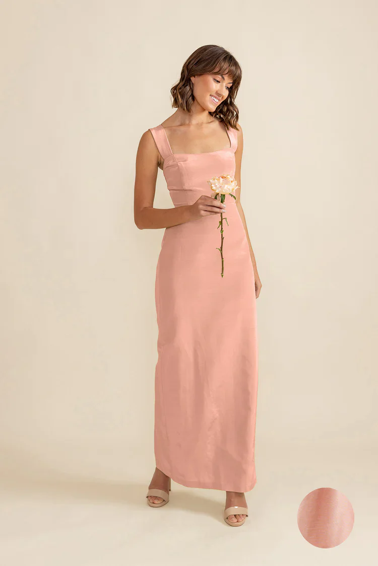 Beckett Bodice With Straight Skirt in Shantung - Image 15