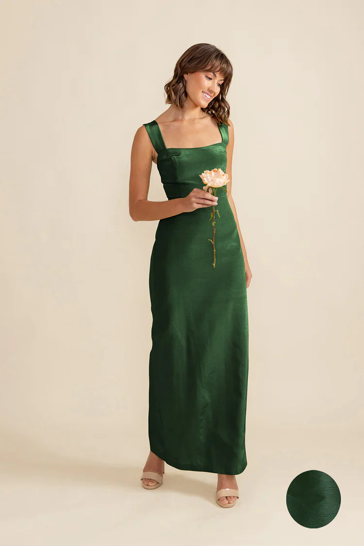Beckett Bodice With Straight Skirt in Shantung - Image 17