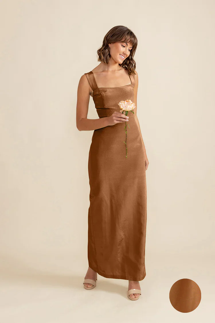 Beckett Bodice With Straight Skirt in Shantung - Image 18