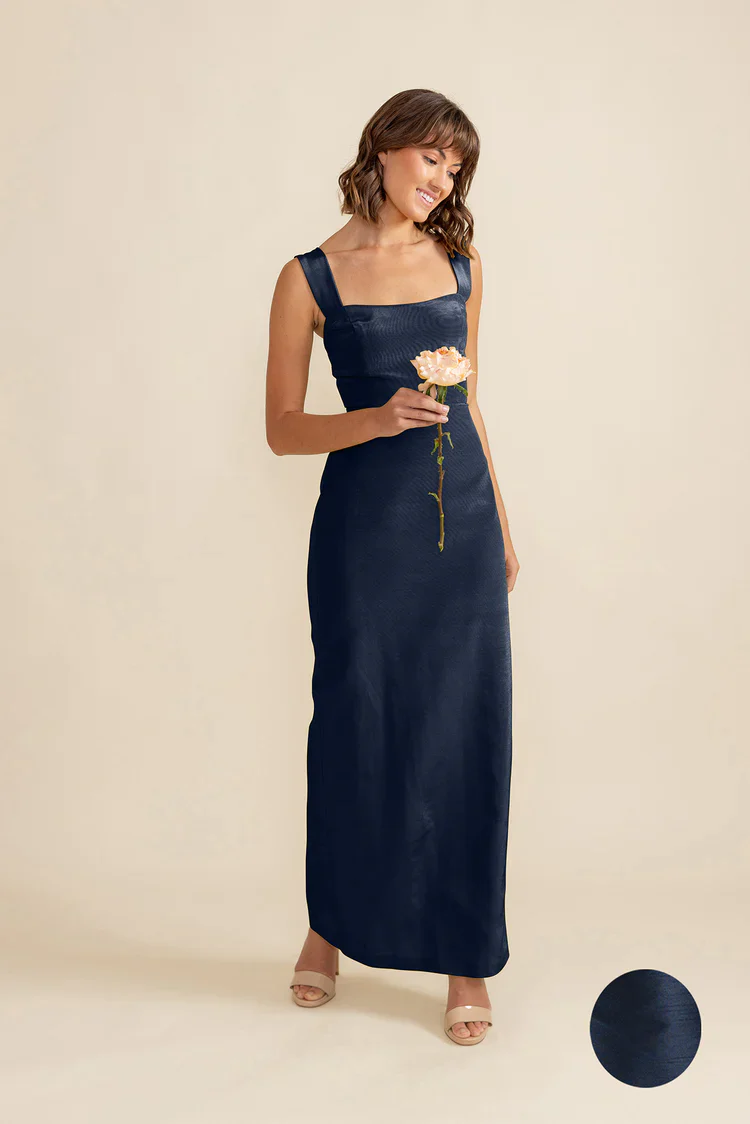 Beckett Bodice With Straight Skirt in Shantung - Image 8
