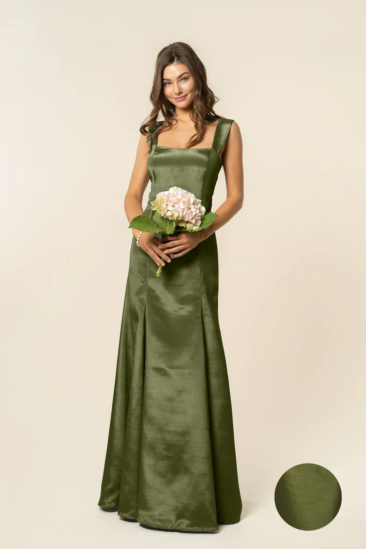 Beckett Bodice with Trumpet Skirt in Shantung - Image 10