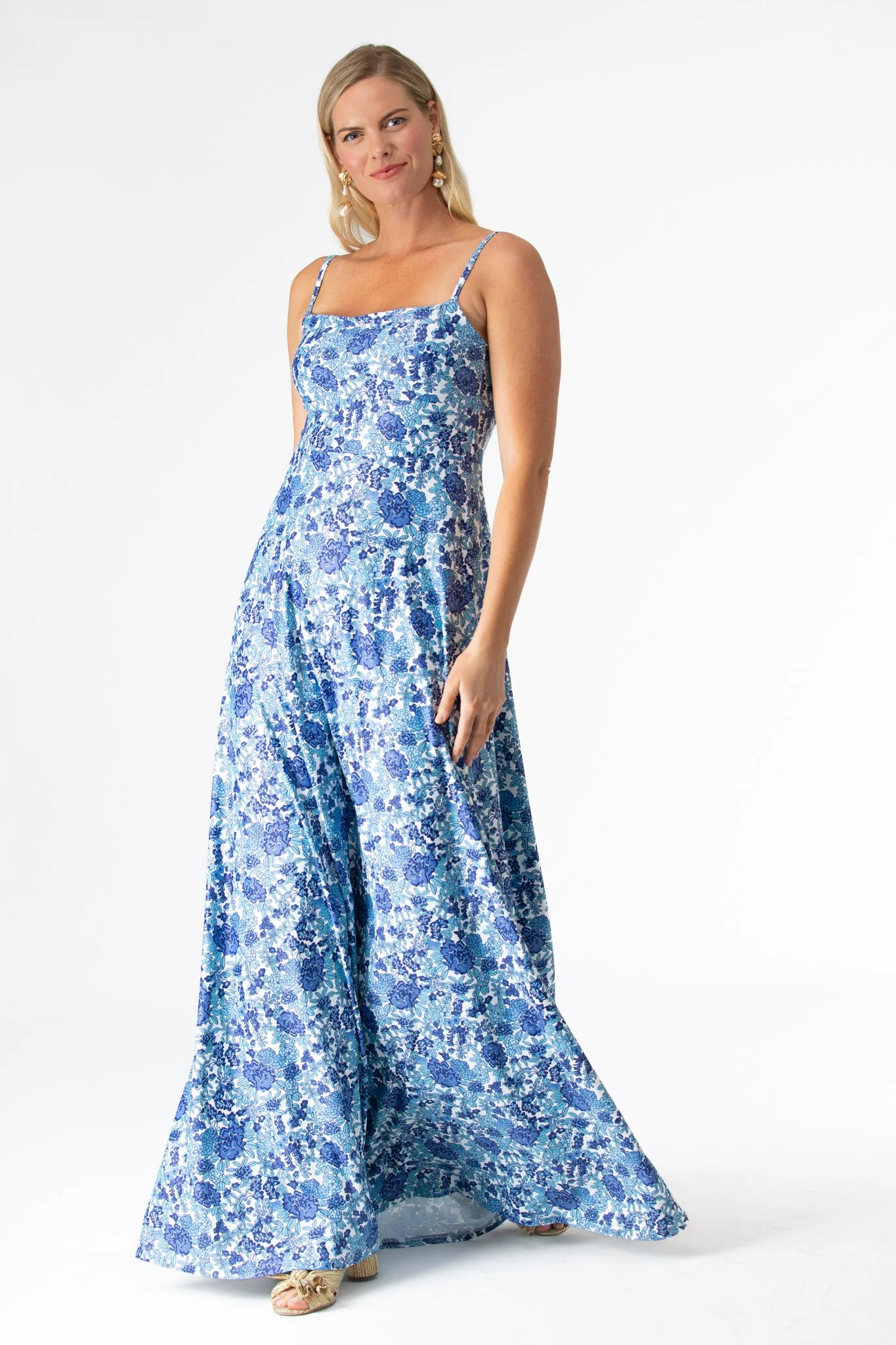 Brigette Dress in Porcelain Petals - Image 3