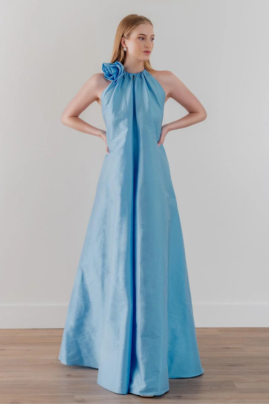 By Watters Evening Style Bloom in Cornflower Blue - Image 2