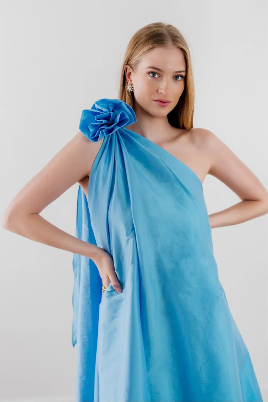 By Watters Evening Style Bloom in Cornflower Blue - Image 6