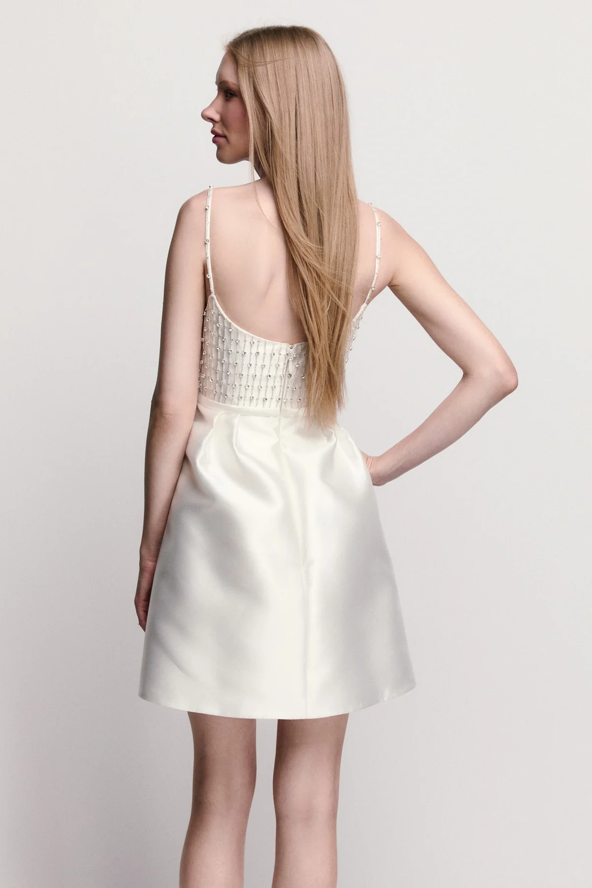 By Watters Little White Dress Cora 32406 - Image 2