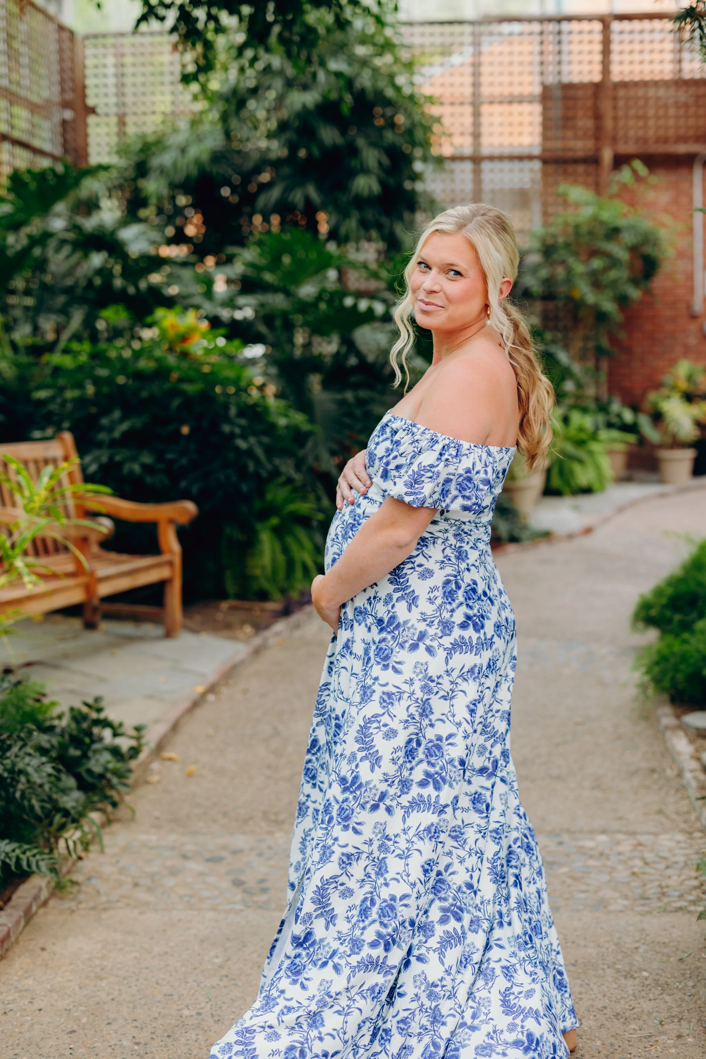 Elizabeth Dress in Evening Garden - Image 4