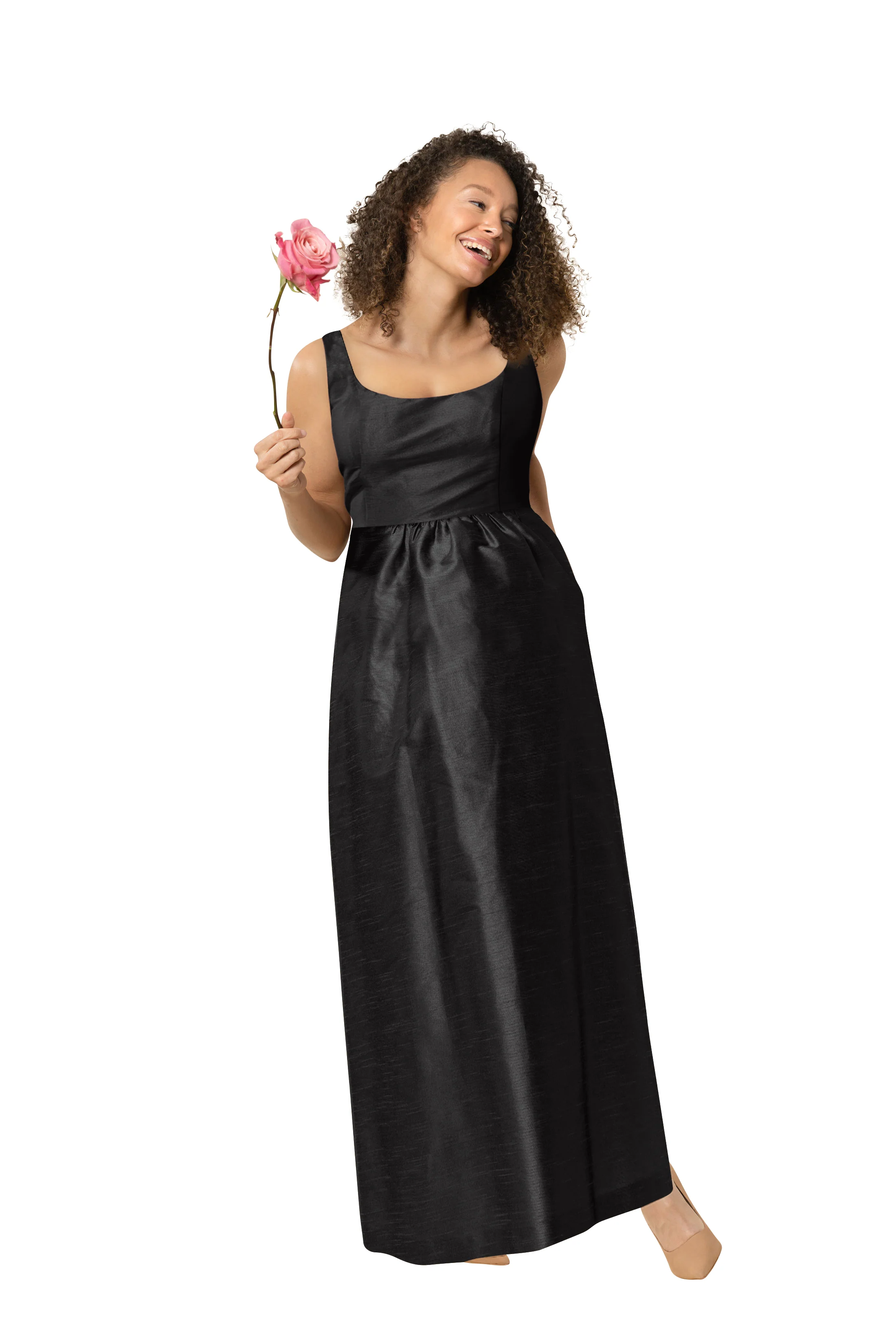 Emily Bodice With Maternity Skirt in Drapey Bengaline