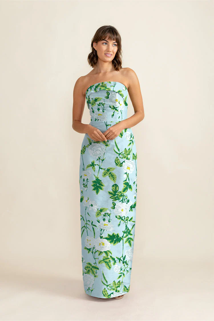 Eva Bodice with Brunch Skirt in Camellia Jacquard - Image 2