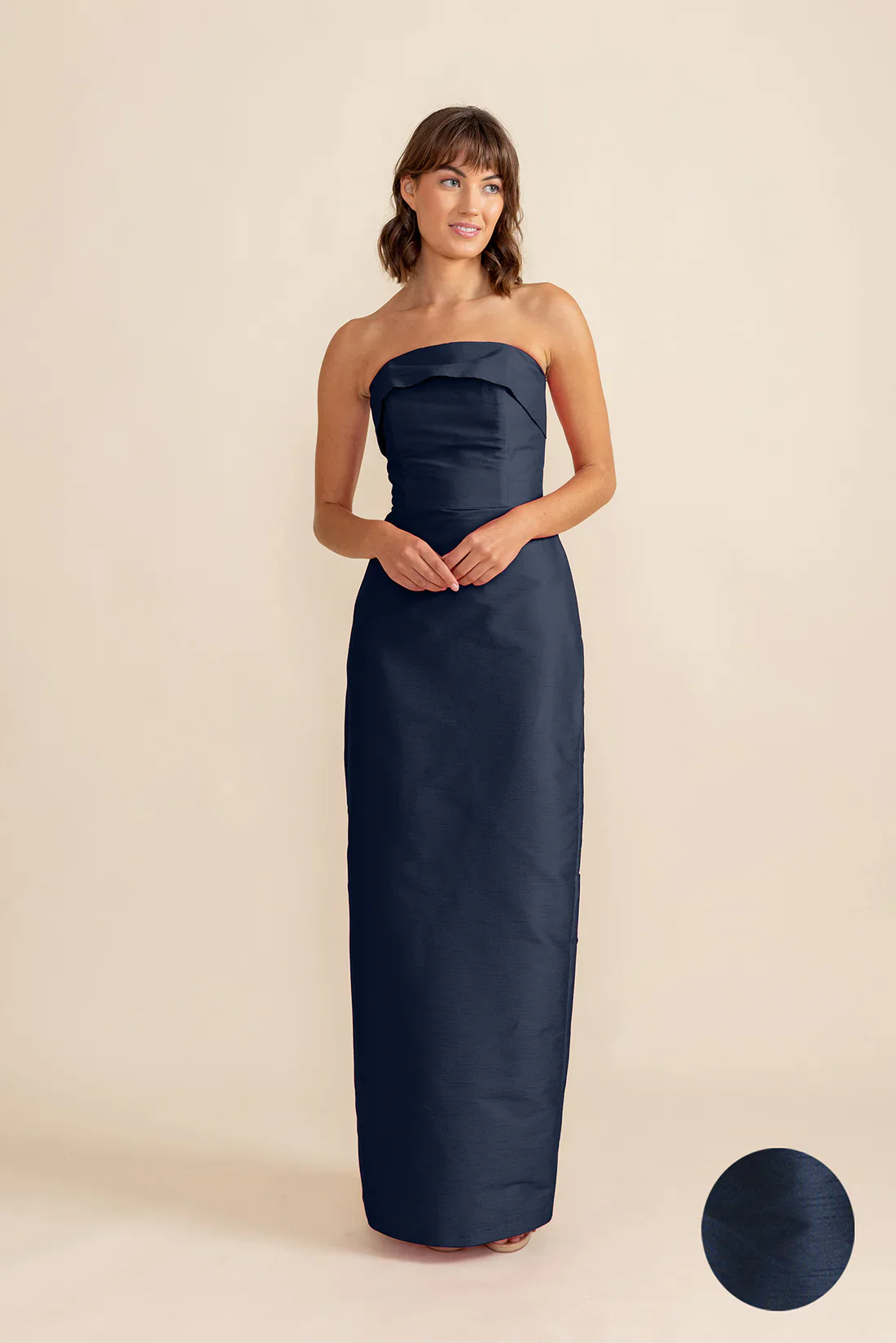Eva Bodice with Straight Skirt in Shantung - Image 10