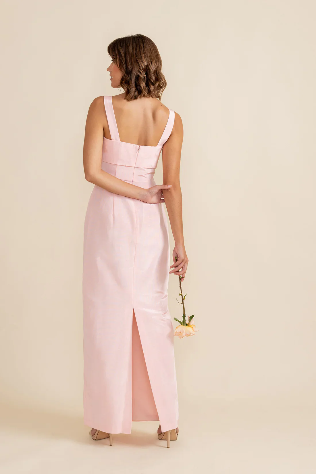 Grace Bodice with Straight Skirt in Drapey Bengaline - Image 2