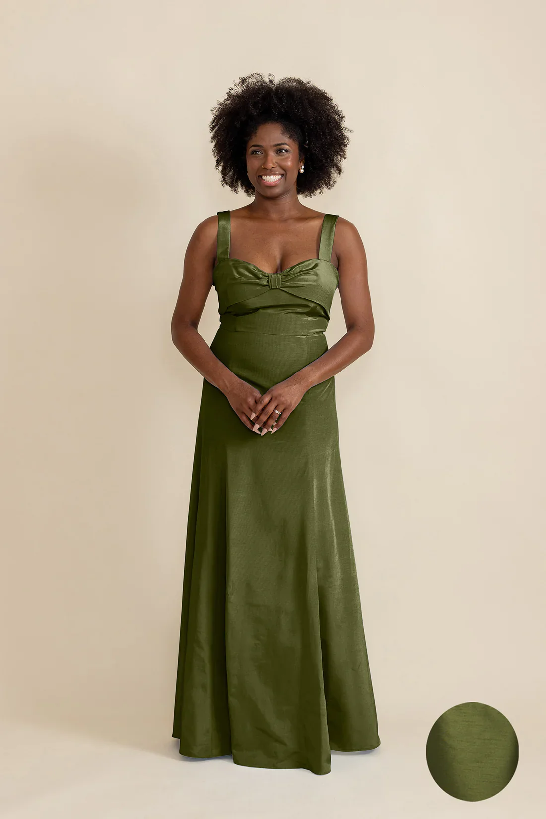 Grace Bodice with Trumpet Skirt in Shantung - Image 11