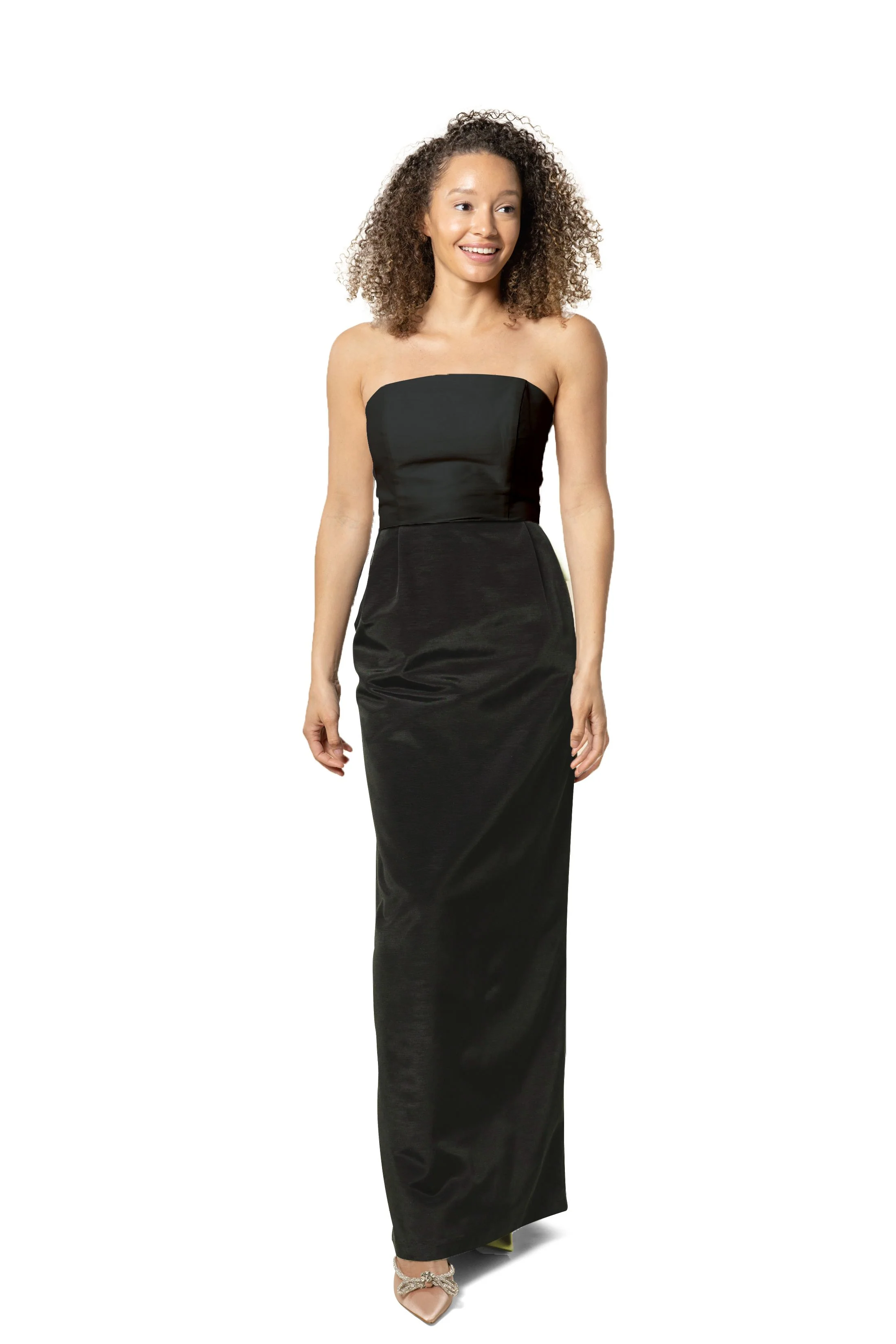 Hannah Bodice With Brunch Skirt in Shantung