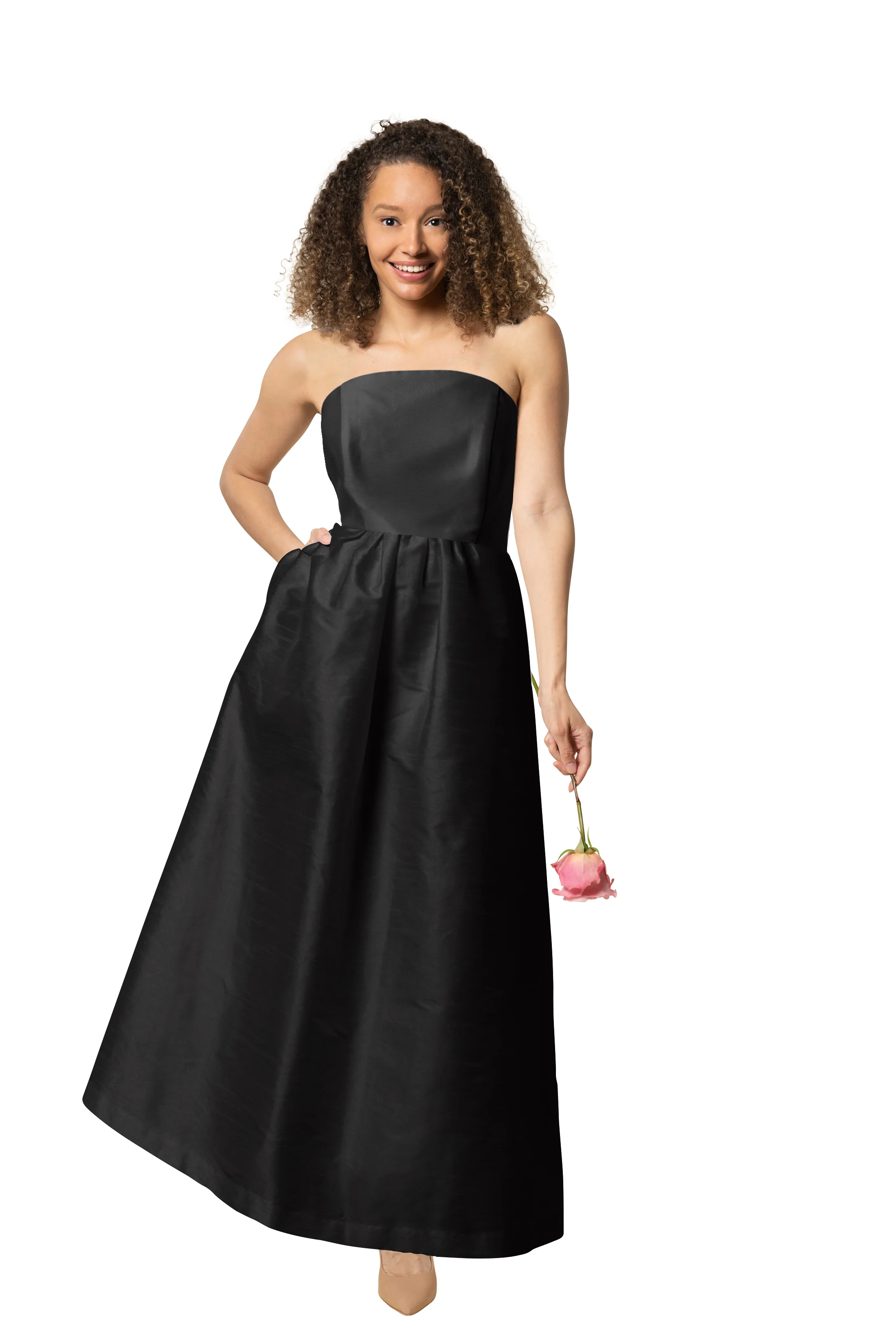 Hannah Bodice with Gathered Skirt in Drapey Bengaline