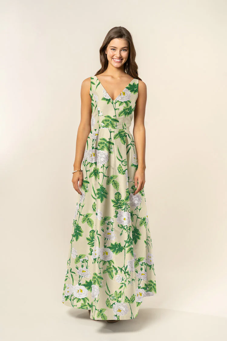 Harper Bodice with Dahlia Skirt in Camellia Jacquard - Image 4