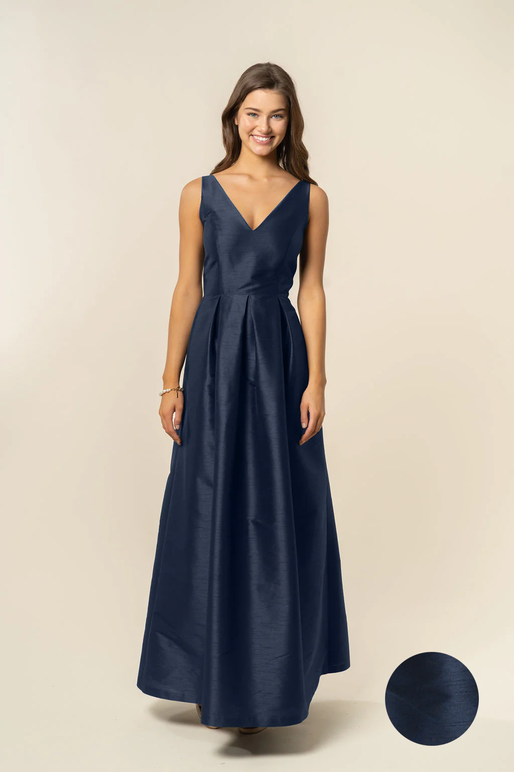 Harper Bodice with Dahlia Skirt in Shantung - Image 11