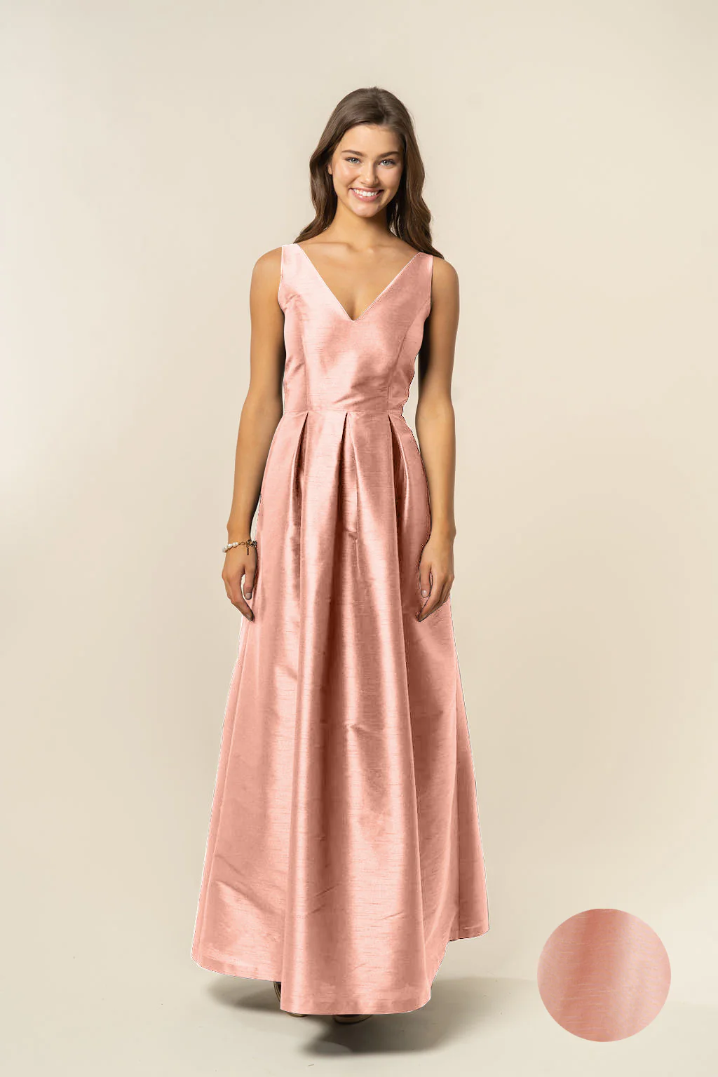 Harper Bodice with Dahlia Skirt in Shantung - Image 15