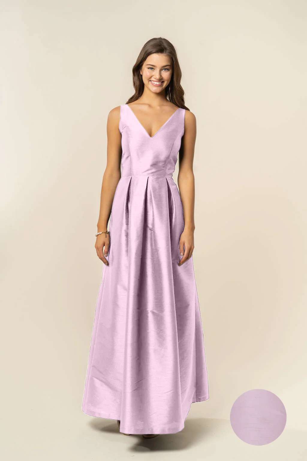 Harper Bodice with Dahlia Skirt in Shantung - Image 18