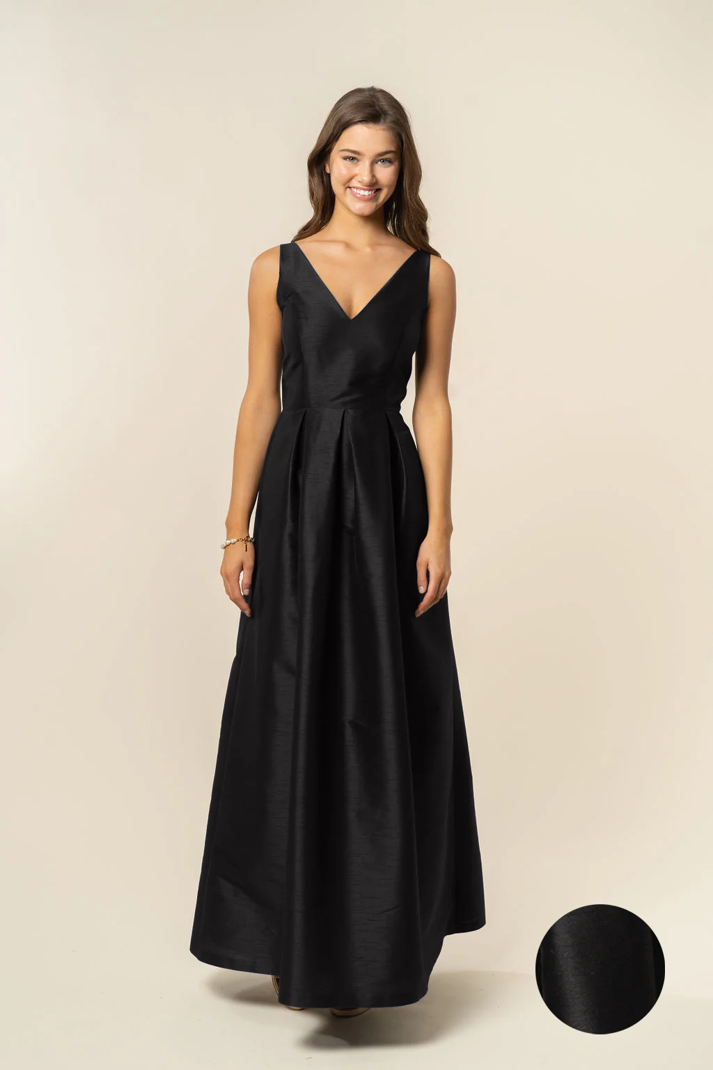 Harper Bodice with Dahlia Skirt in Shantung - Image 3