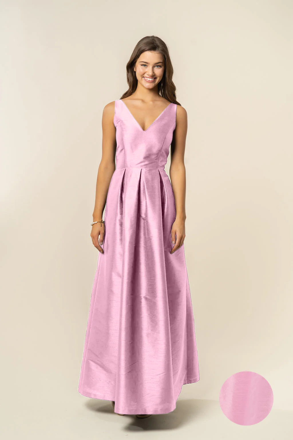 Harper Bodice with Dahlia Skirt in Shantung - Image 4