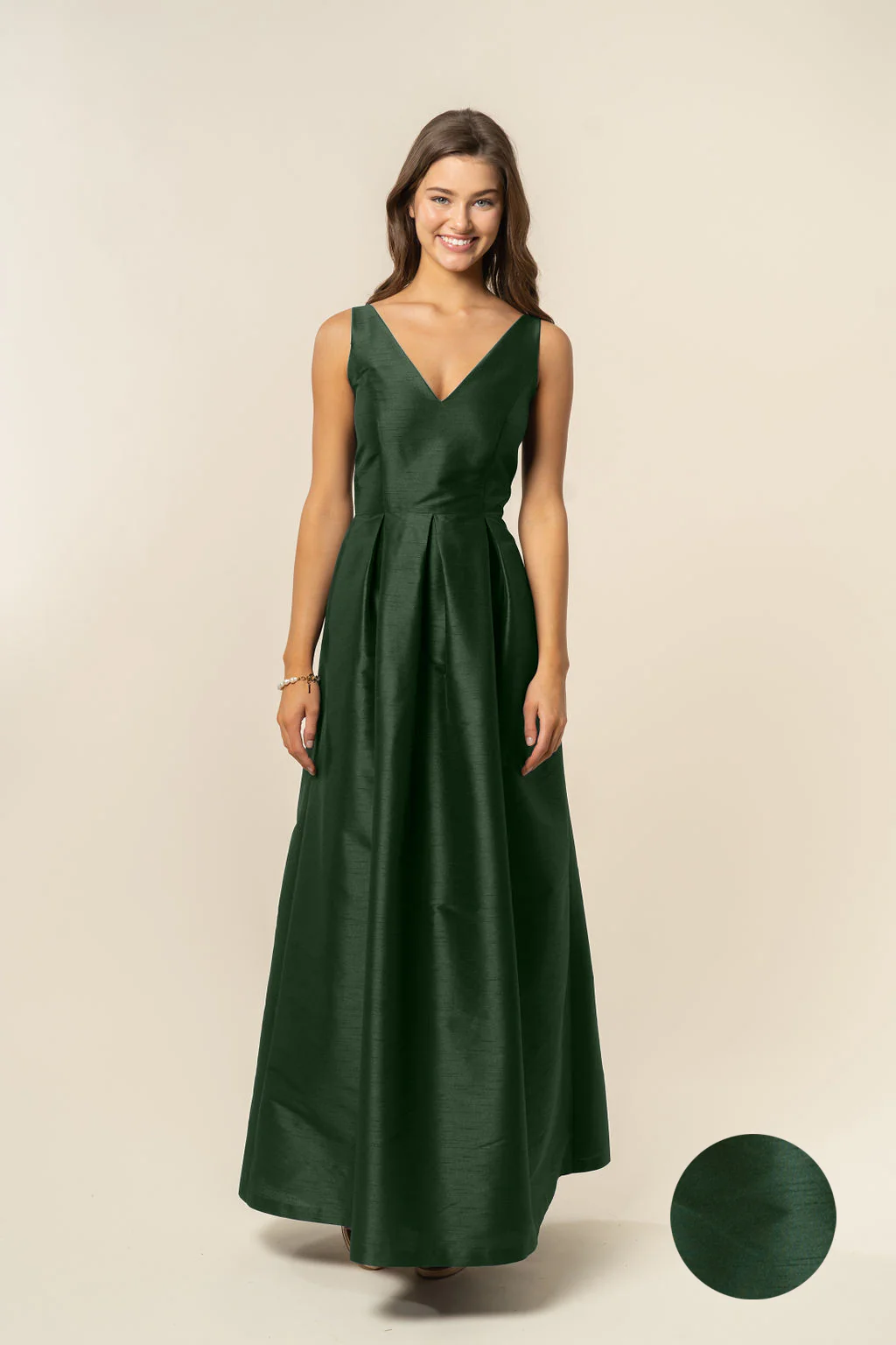 Harper Bodice with Dahlia Skirt in Shantung - Image 6