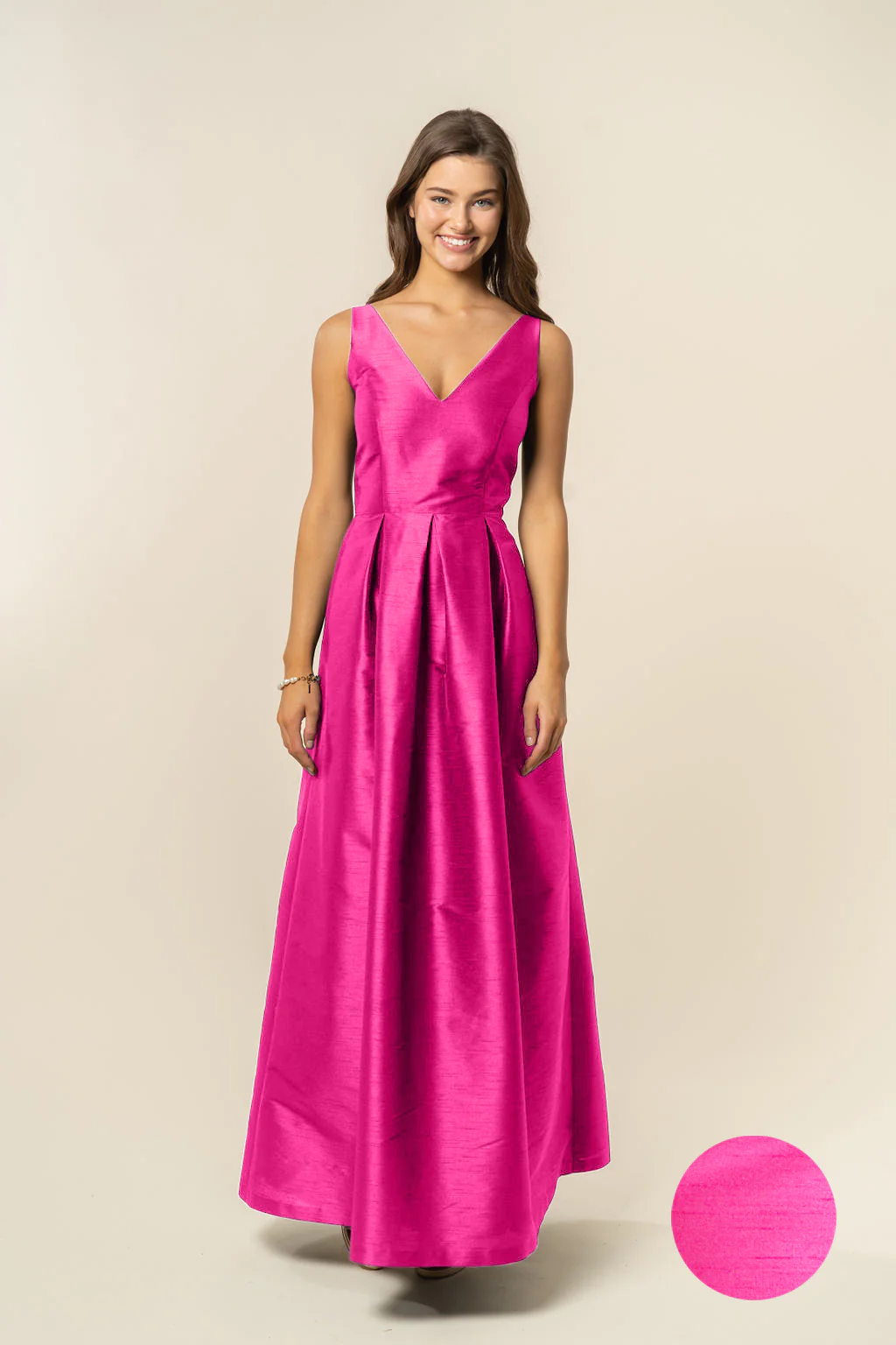 Harper Bodice with Dahlia Skirt in Shantung - Image 7