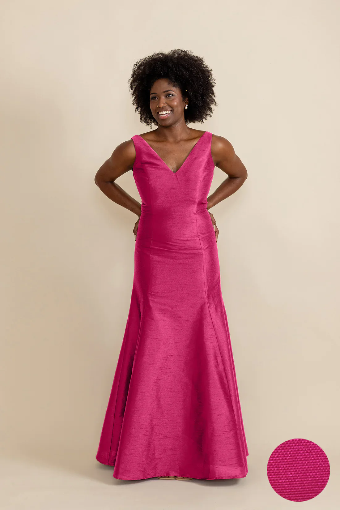Harper Bodice with Trumpet Skirt in Drapey Bengaline - Image 10