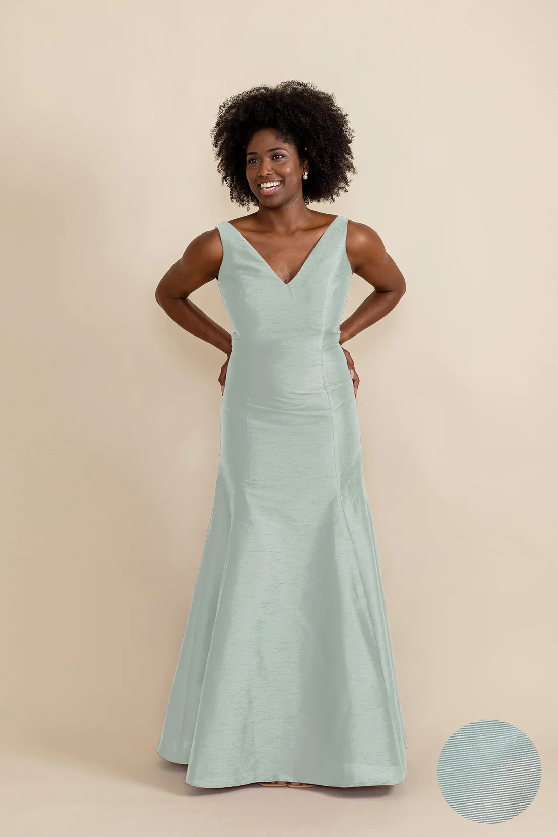 Harper Bodice with Trumpet Skirt in Drapey Bengaline - Image 11