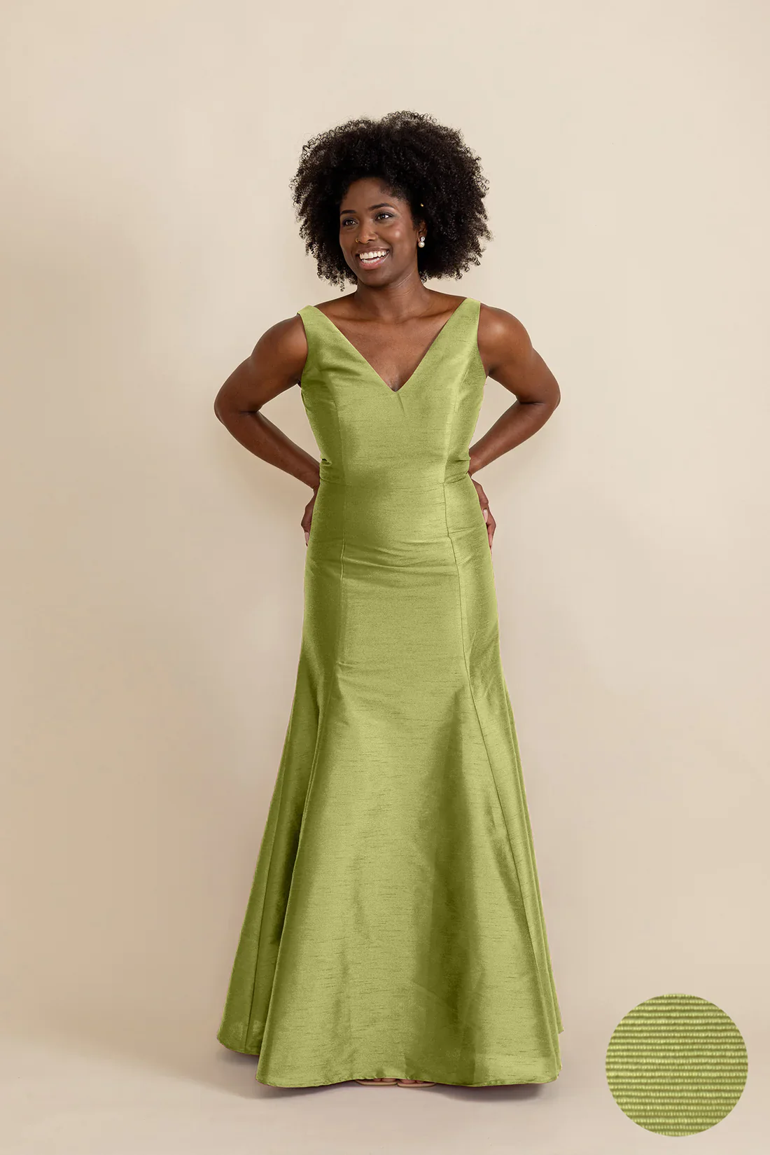 Harper Bodice with Trumpet Skirt in Drapey Bengaline - Image 14