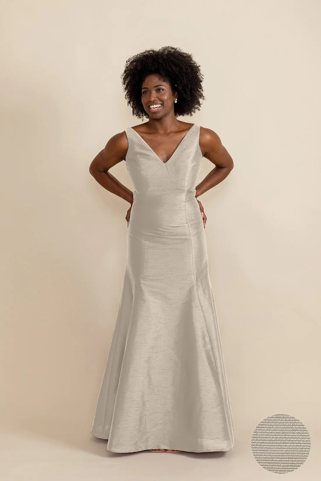 Harper Bodice with Trumpet Skirt in Drapey Bengaline - Image 6