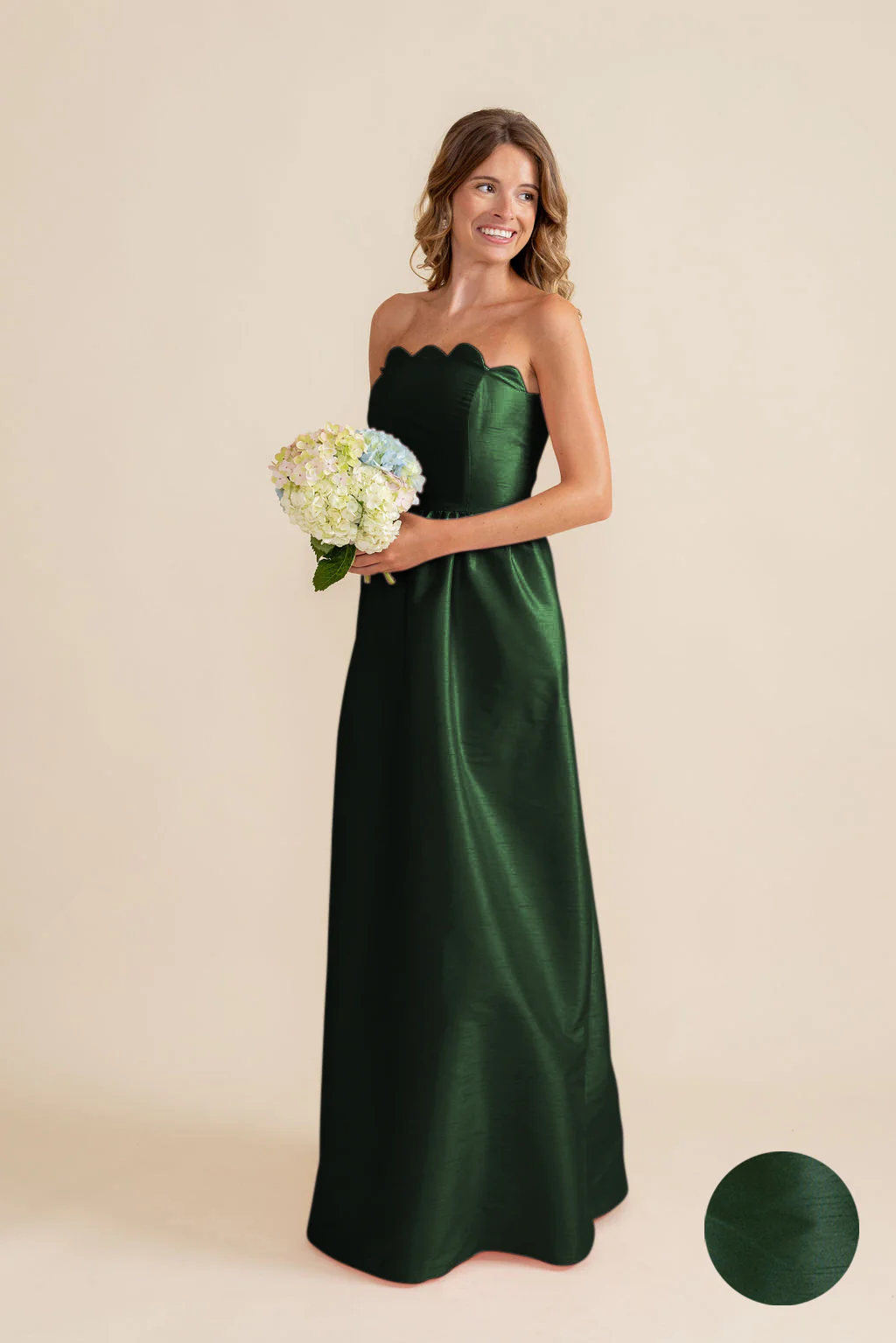 Hayes Bodice with Gathered Skirt in Shantung - Image 16