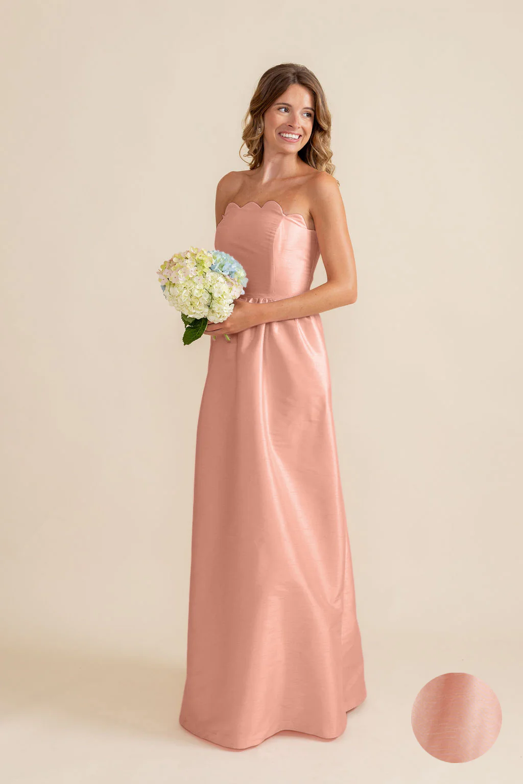 Hayes Bodice with Gathered Skirt in Shantung - Image 9