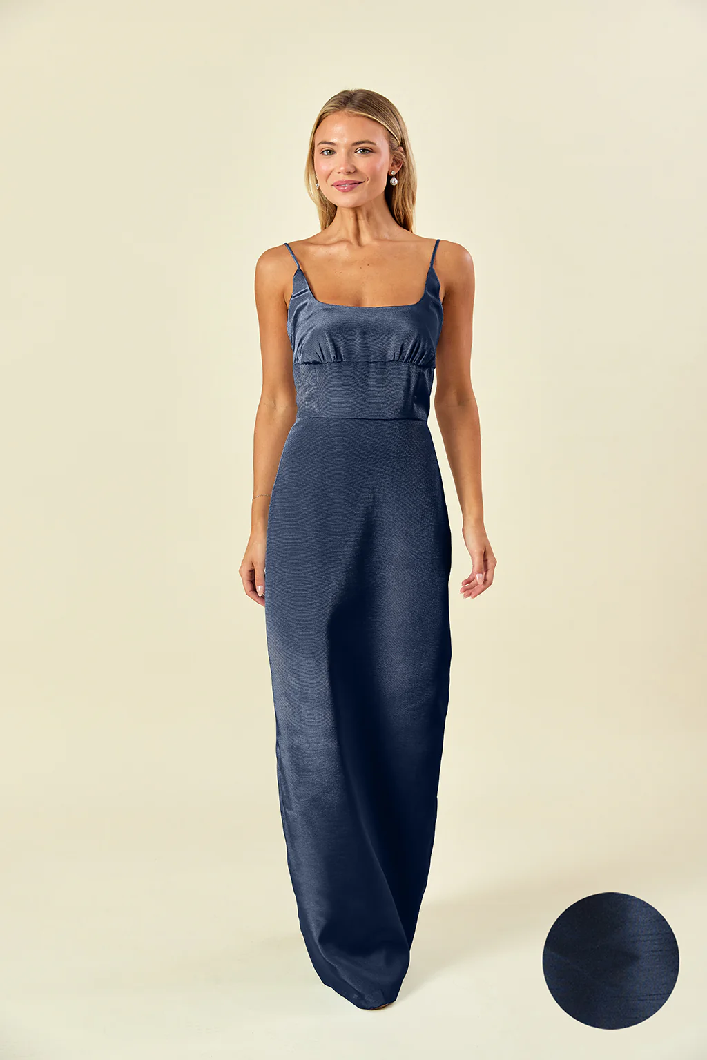 Jane Bodice with Straight Skirt in Shantung - Image 11