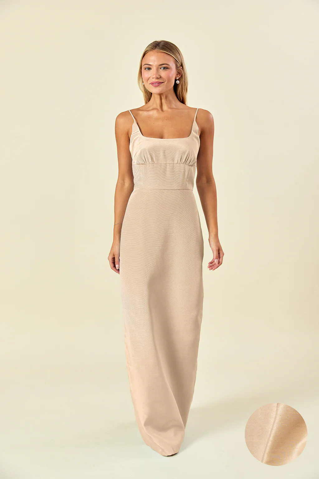 Jane Bodice with Straight Skirt in Shantung - Image 18