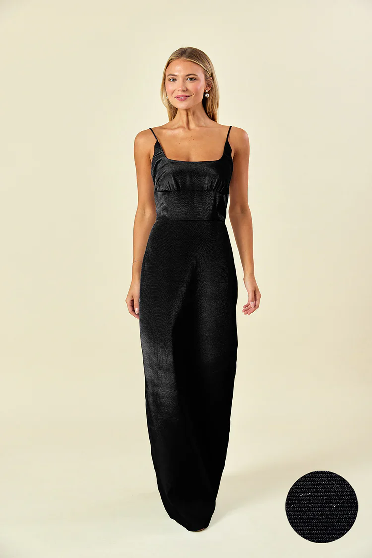 Jane Bodice with Trumpet Skirt in Drapey Bengaline - Image 4
