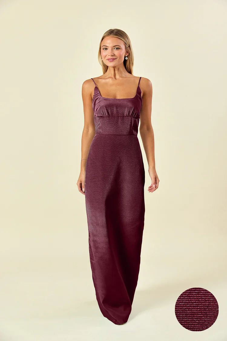 Jane Bodice with Trumpet Skirt in Drapey Bengaline - Image 5