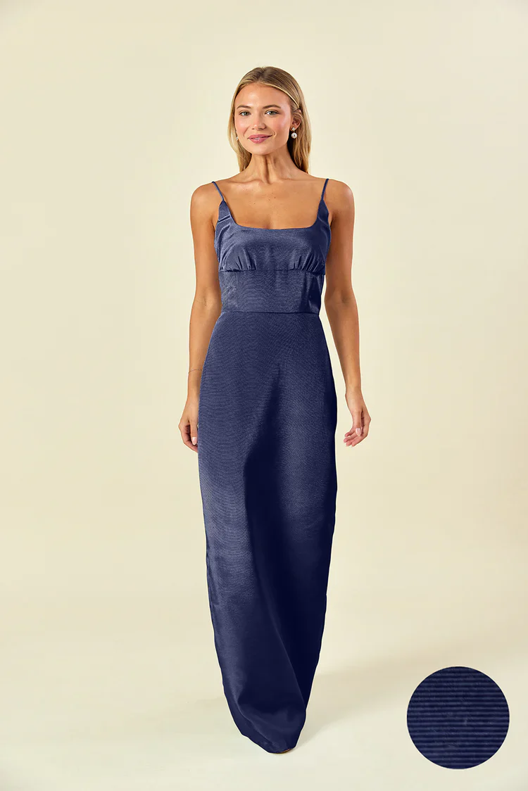 Jane Bodice with Trumpet Skirt in Drapey Bengaline - Image 9